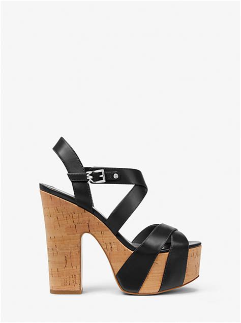 Suki Leather Platform Sandal 